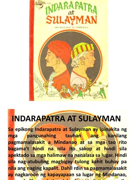 Ang kwento ng indarapatra at sulayman
